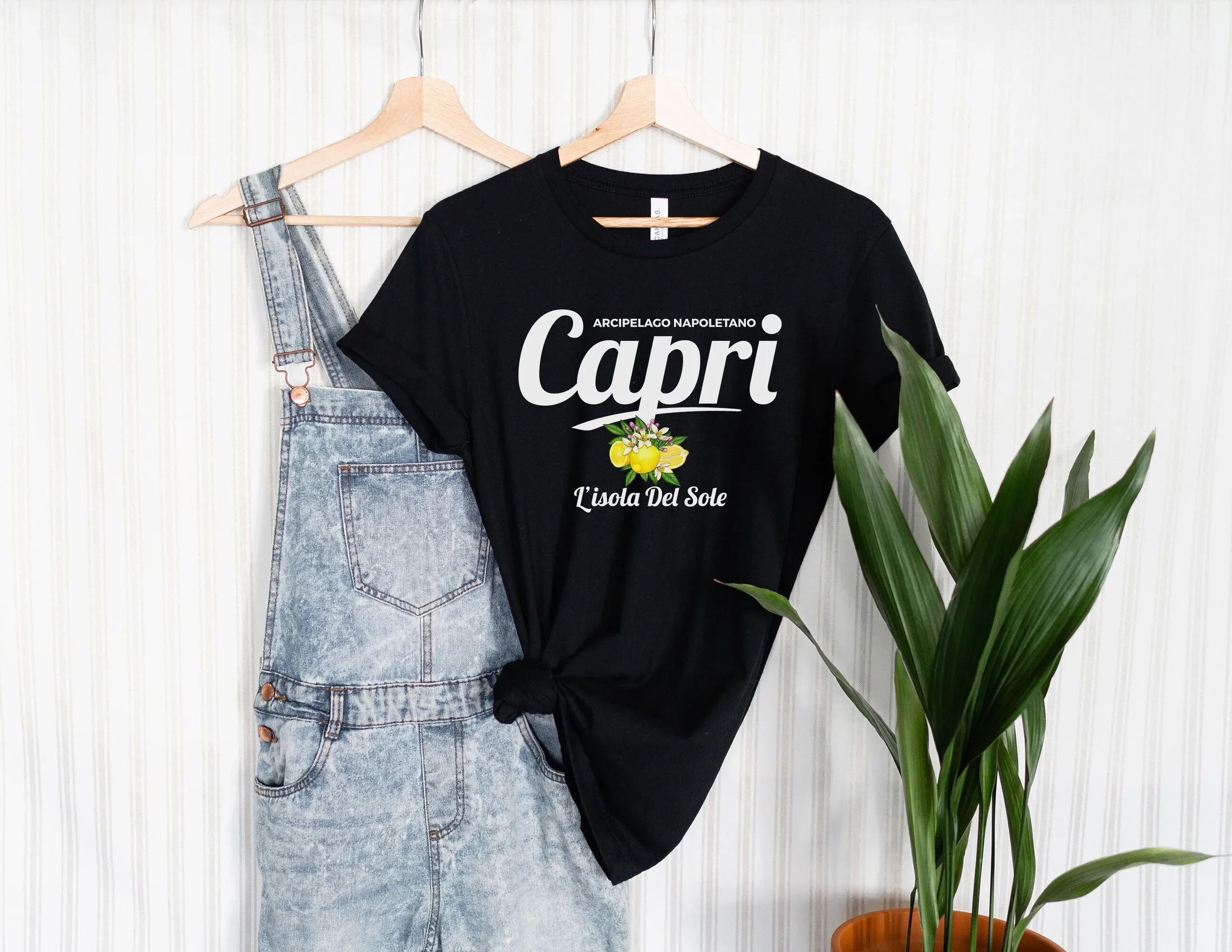 Capri T Shirt Italia Travel Amalfi CoasT Italy Positano Vacation