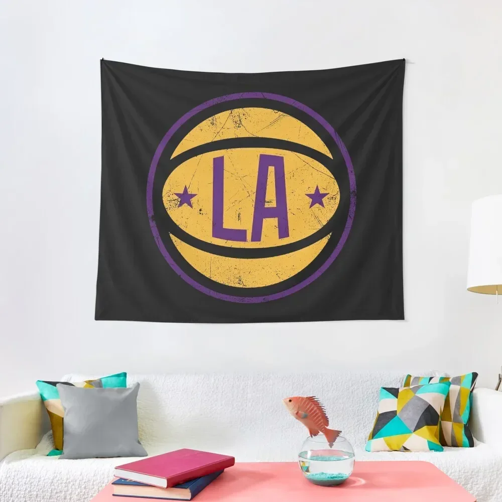 

LA retro Ball 2 Tapestry House Decorations Wall Deco Aesthetic Decoration Tapestry