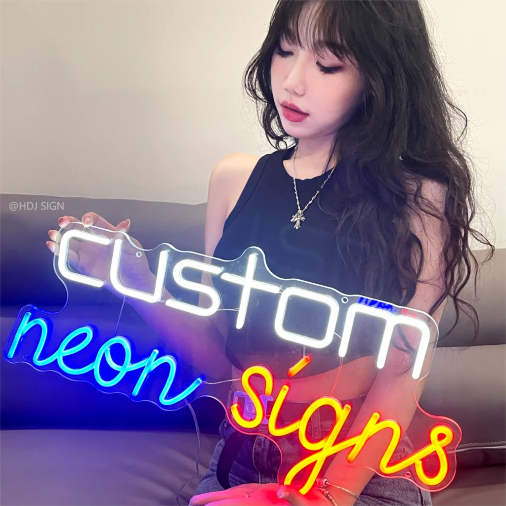 Custom Name LED Neon Signs Led Light Wedding Party Birthday Personalized Neon Sign Beauty Salon Room Decor Bar Cafe Neon Lights