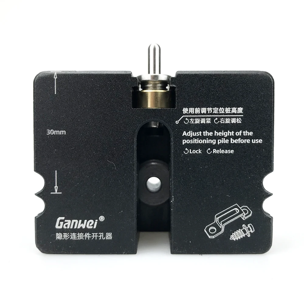 Nuevo conector Invisible para carpintería, localizador de agujeros para muebles, instalación de armario de conexión rápida