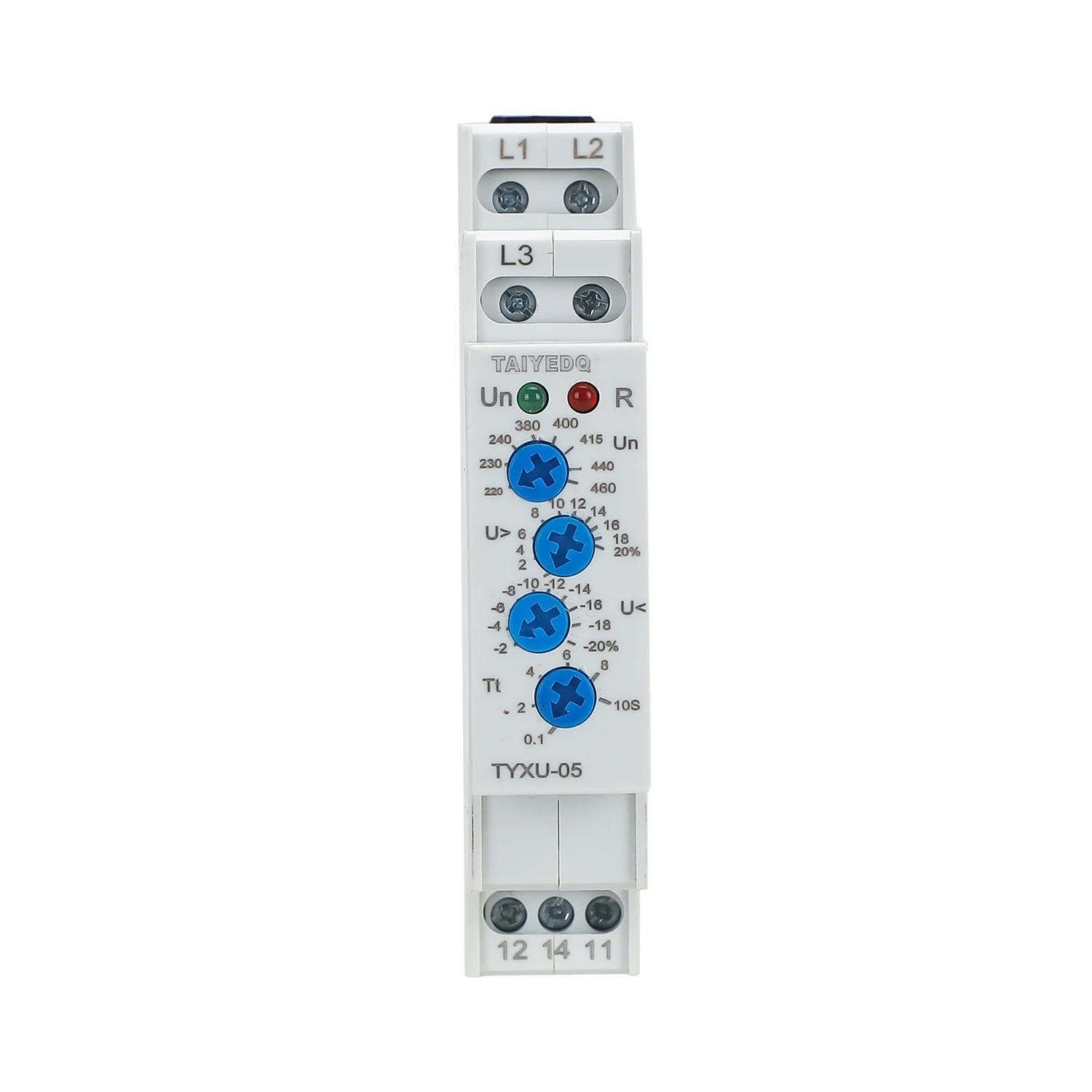 AC220V-460V TYXU-05 Voltage Protection Relay With Phase Sequence Phase Failure Asymmetry Delay Time Function