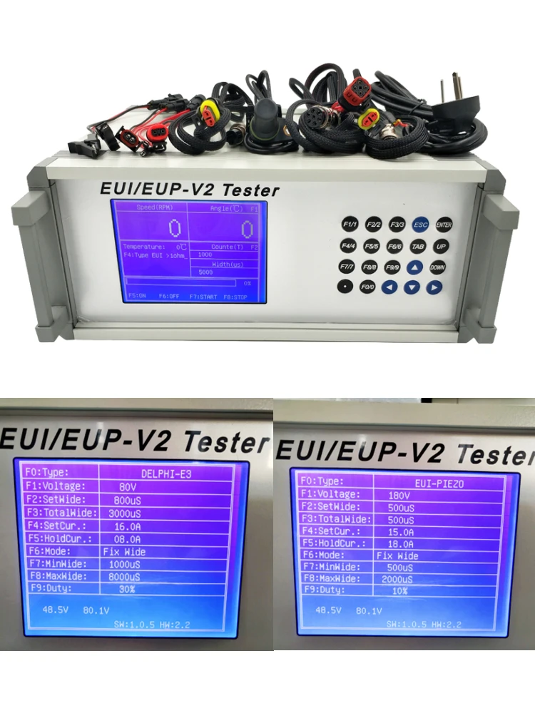 

CRIN Diesel EUI EUP V2 Common Rail Injector Tester With CAM Box Normal Unit Pump Nozzle Testing