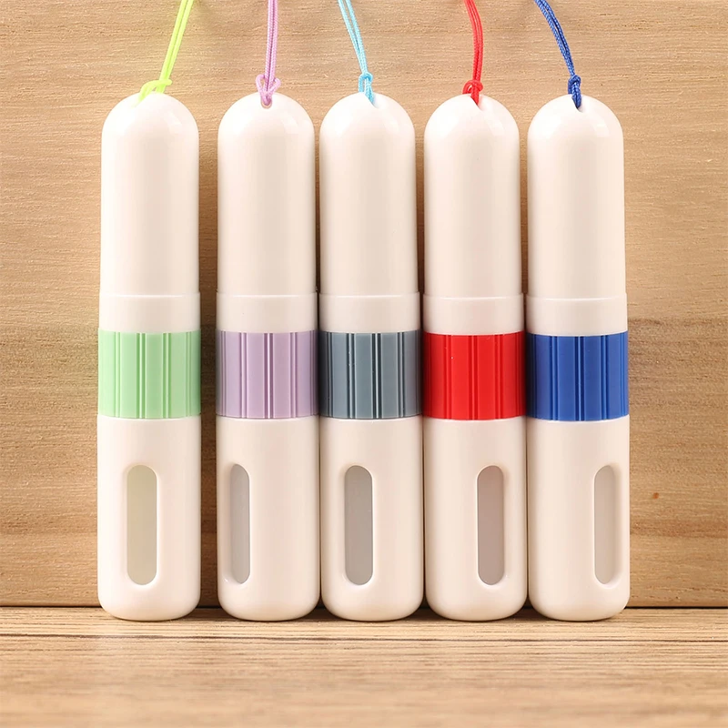 Nasal Aromatherapy Inhalers Tubes Container 2 In 1 Empty Nasal Inhaler Sticks Visual Window Essential Oil Bottle Aroma Diffuser