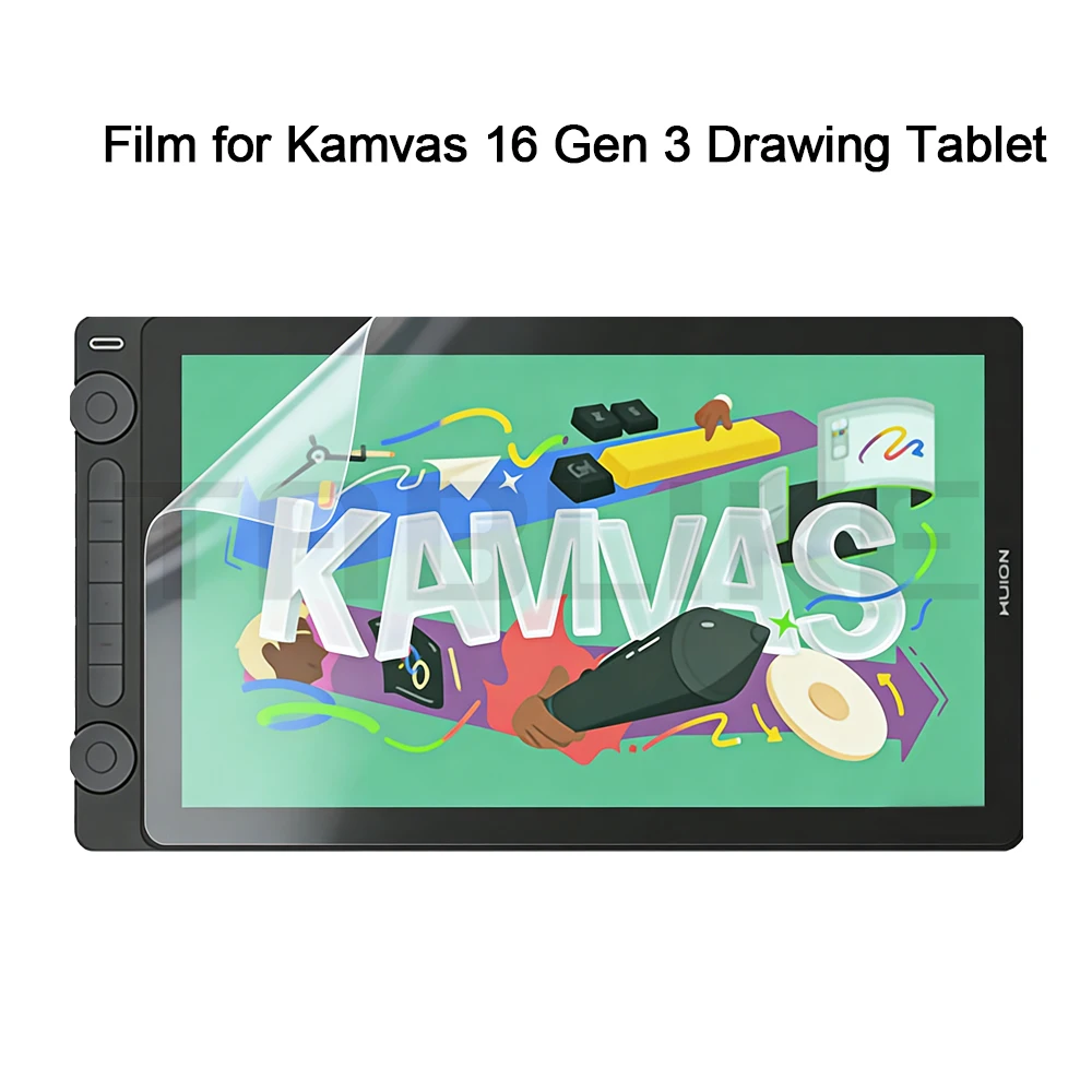 Protective Film ONLY for Huion Kamvas 16 Gen 3 Drawing Monitor Paper Like Feeling Film