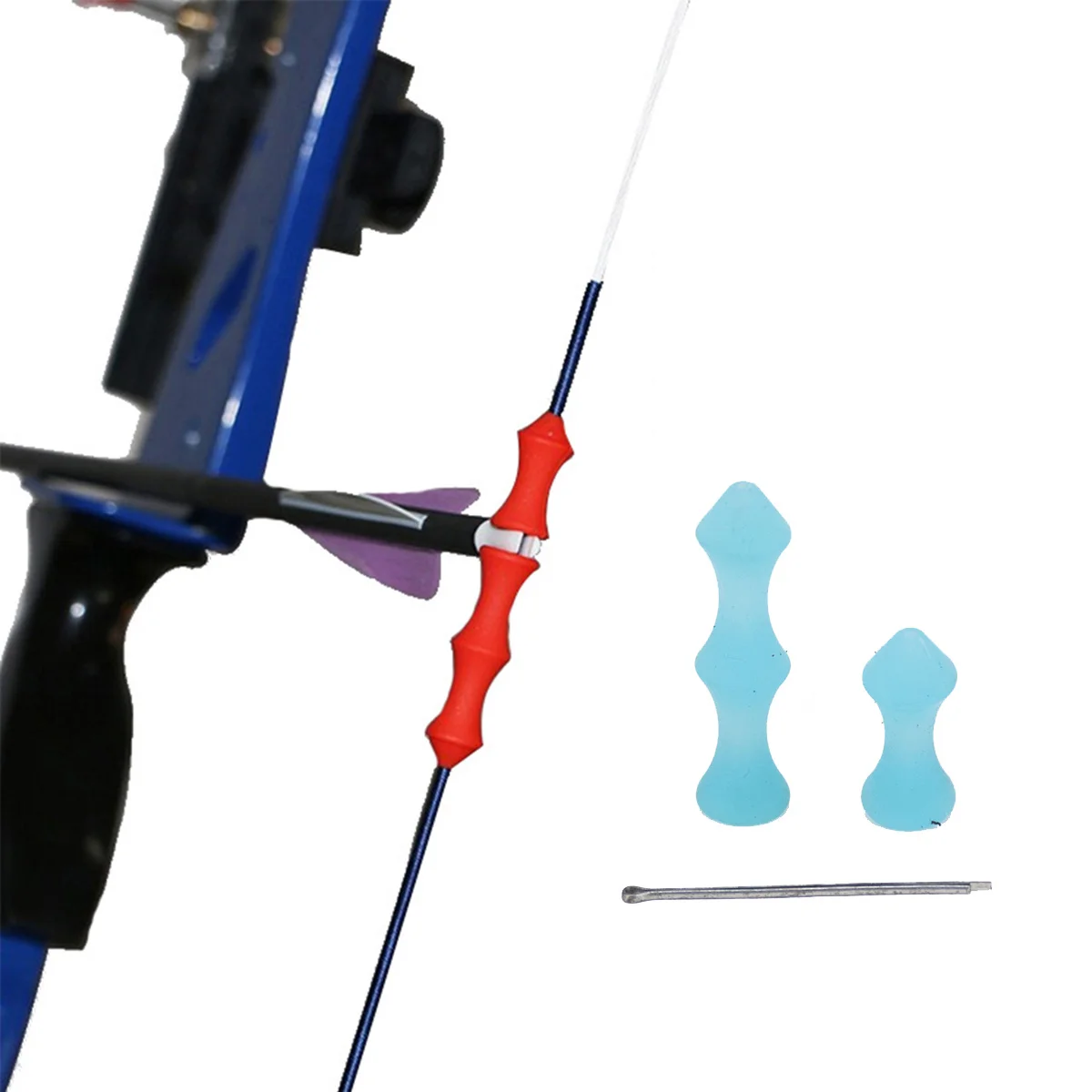 

3Pcs Finger Guard for Bow Lightweight Silicone Design Anti-Slip Grip Enhanced Accuracy for Archery Training and Outdoor Hunting