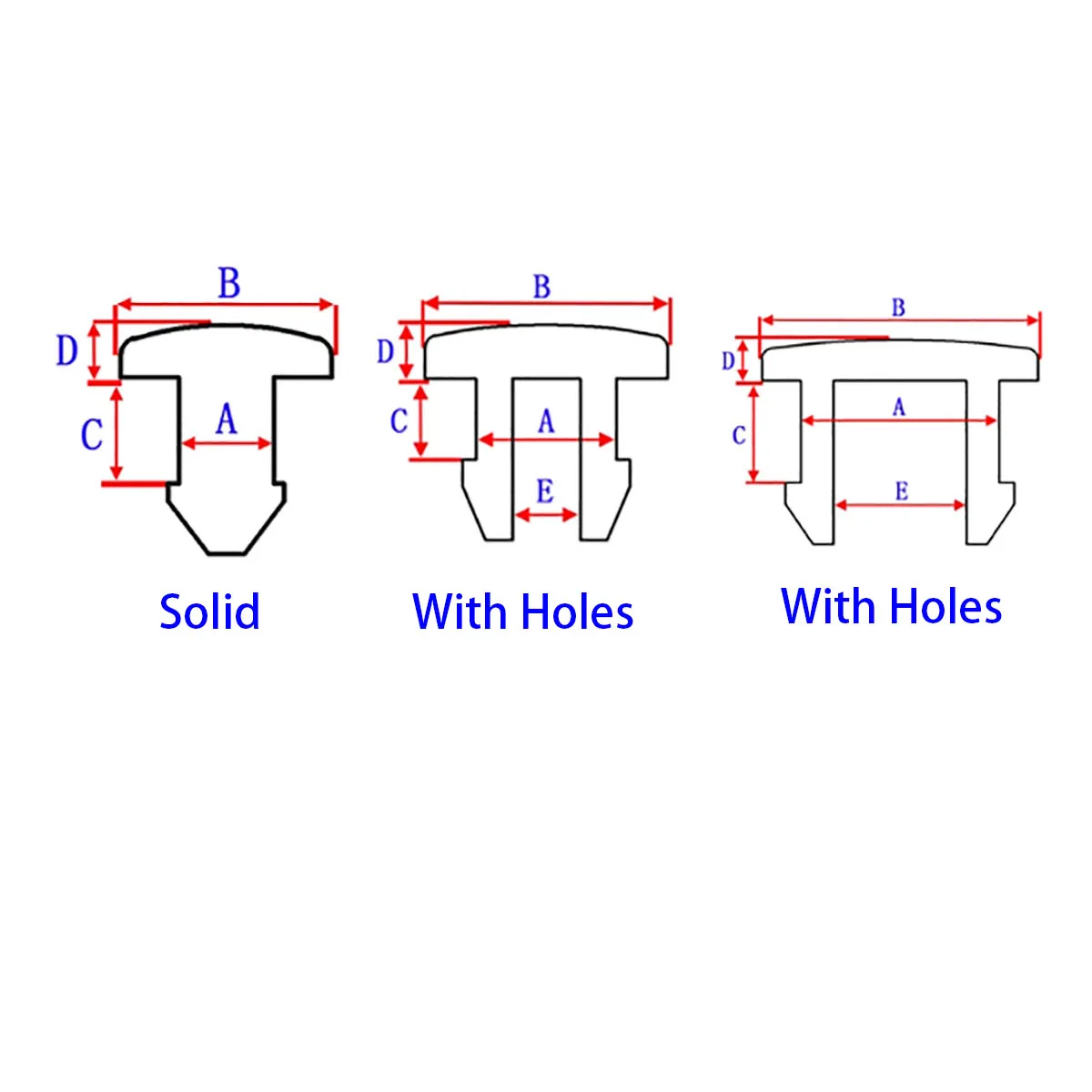 

Black Conical Inverted Silicone Rubber 2.5/3/3.5/4/4.5/5/5.5/6/6.5/7-80.6mm T-shaped Plug Punched End Cap Tube Insert