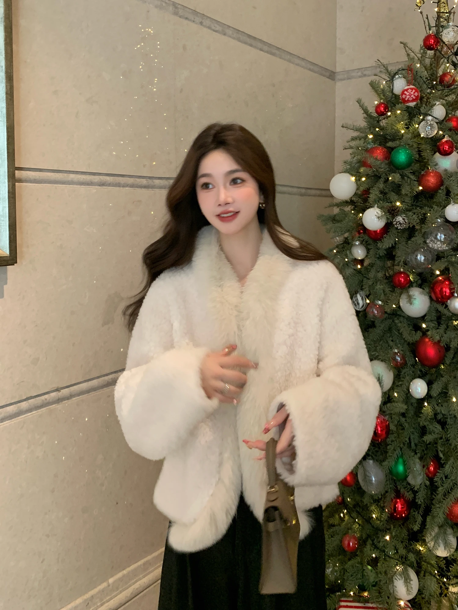 

Женское зимнее пальто LM Berlin Snow Night из овчины с леопардовым принтом, утепленное, комфортное, теплое