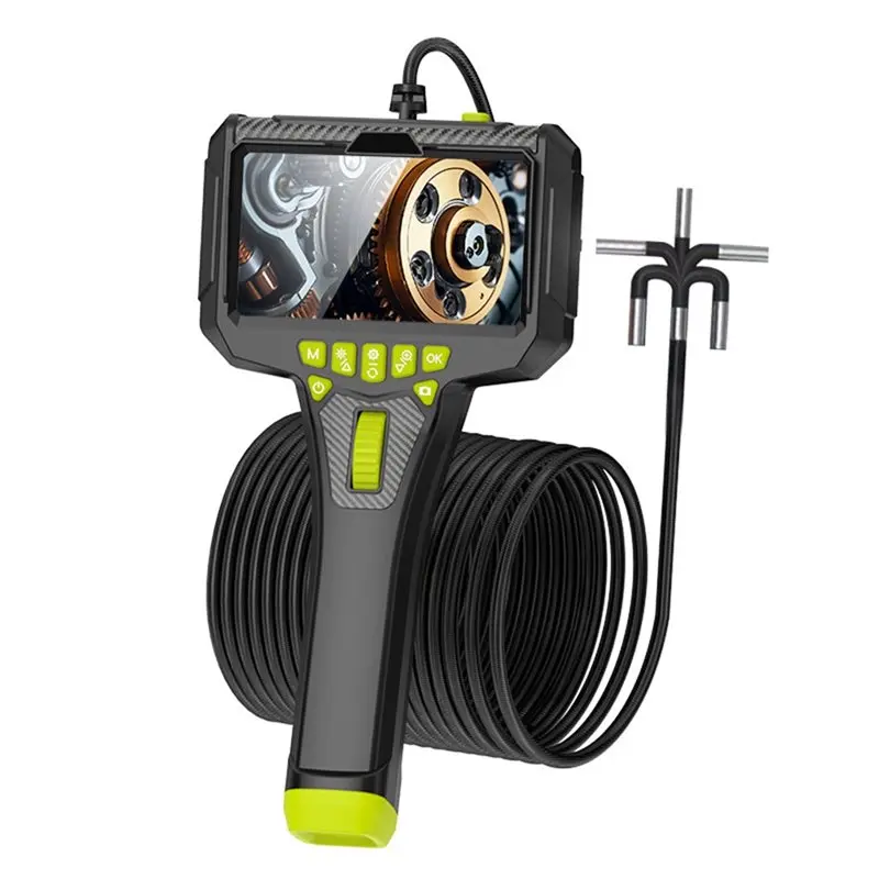 A99E-5-Inch Screen 360 ° Steering 6Mm Lens Endoscope HD Camera Automotive Maintenance Engine Industrial Pipeline Detector