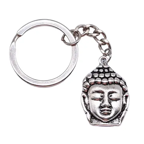 Statue de Bouddha en Tête de Bouddha, oh de Continent Esthétique Bouddhiste, Pendentif pour Fabrication de Bijoux, Taille de Bague 28mm, 1 Pièce, Nouveau