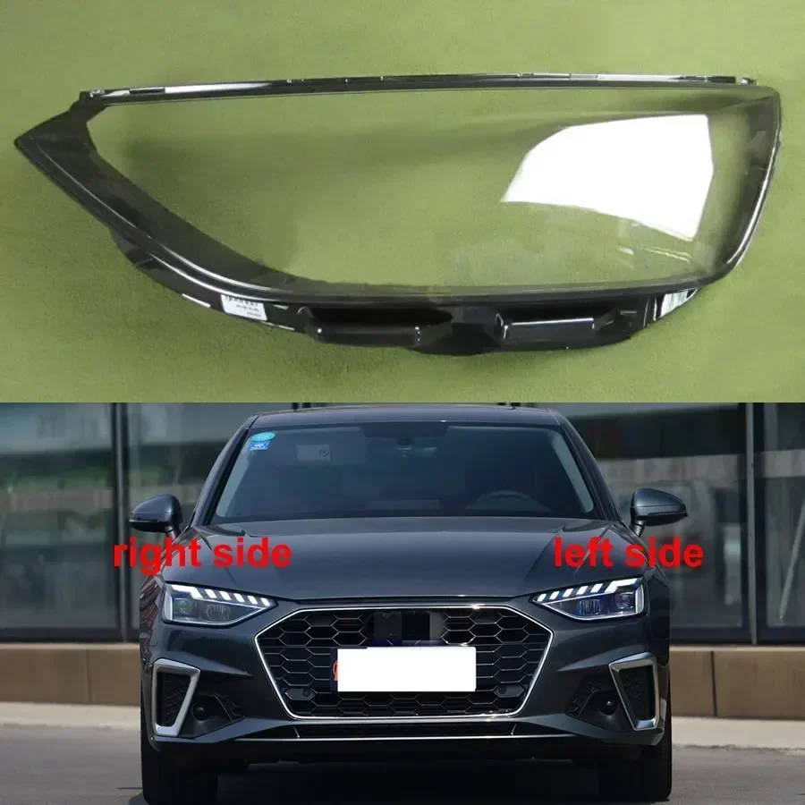 For Audi A4 A4L/S4/RS4 B9PAB10 2020 2021 Headlight Cover Transparent Headlamp Shell Lens Plexiglass Replace Original Lampshade