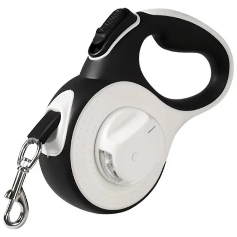 8M Retractable Dog Leash Heavy Duty LED Flashlight Pet Walking Lead for Large Dogs Outdoor - view 3