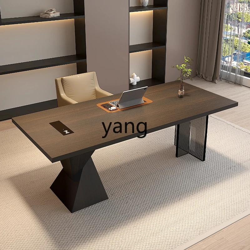 lmm1 minimalist light luxury modern desk living room double study high-end acrylic computer desk