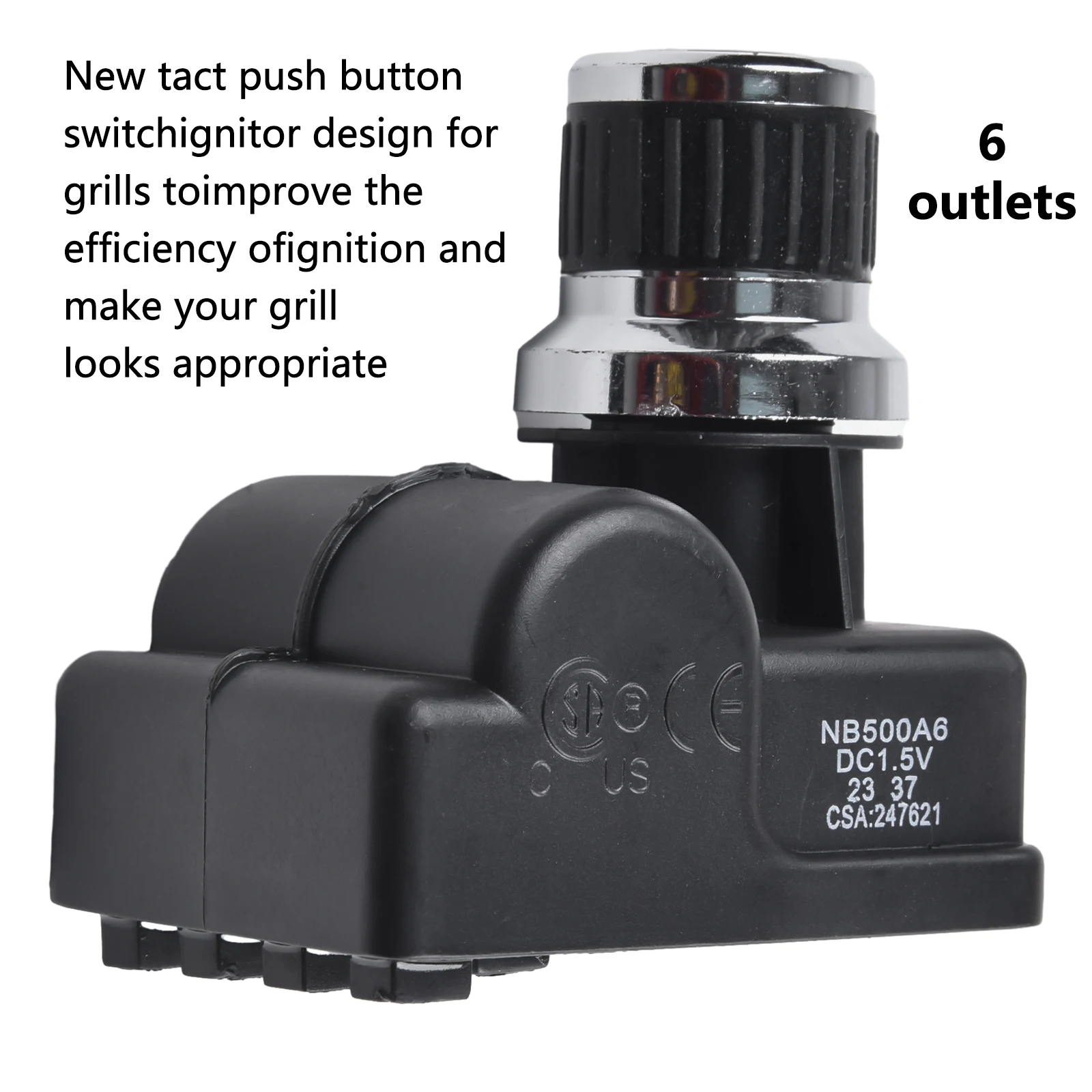 

Upgrade Your Outdoor Cooking with the 6 Outlet Ignitor Electronic Ignitor Module Replacement for Nexgrill 7200830H