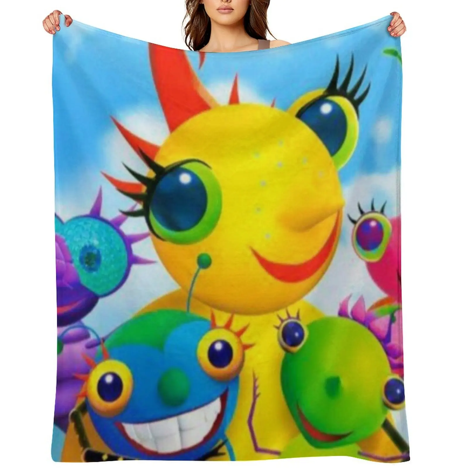 

Miss Spiders Sunny Patch Friends Throw Blanket manga Summer Soft Decorative Throw Blankets