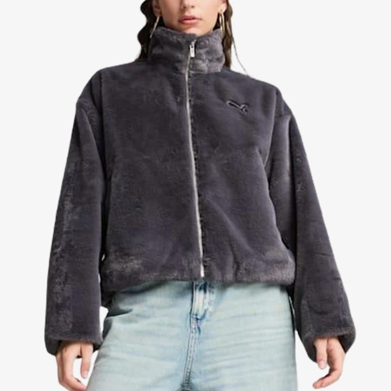 

Puma genuine autumn and winter women's high neck warm short casual loose jacket 626517-69