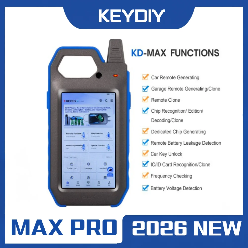 

KEYDIY KD-MAX KDMAX Key Tool Newly Add VW MQB49 5C Supports Frequency Checking/ Remote Generating/ Remote Clone/ Chip Recognitio