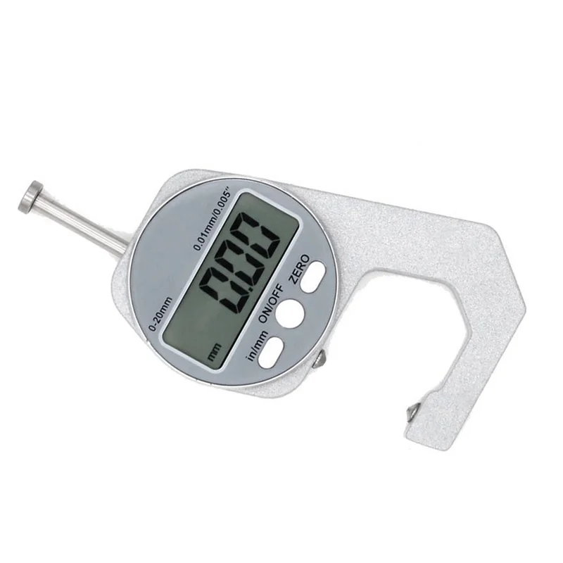

Classy-Digital Display Thickness Gauge Electronic LCD Micrometer Metric Wall Thickness Measurement Tools 0-20Mm