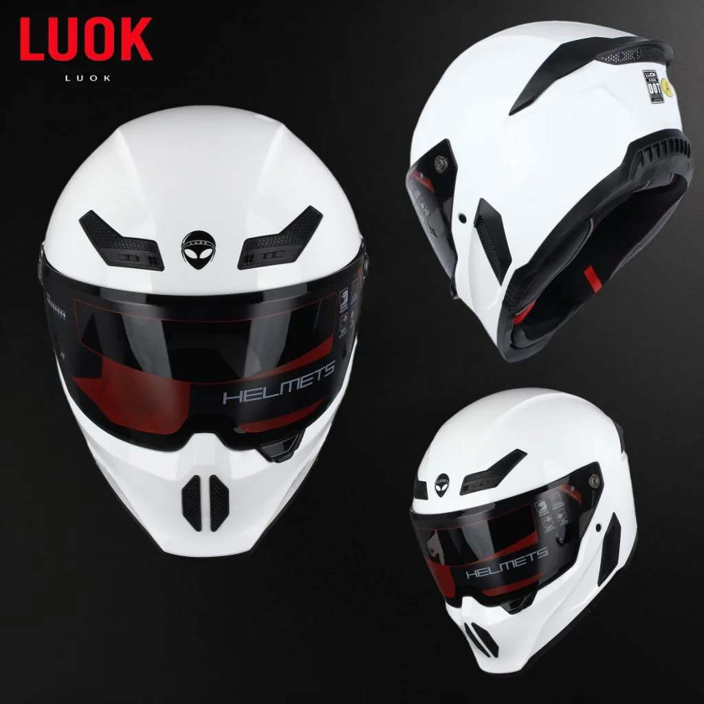 Motorcycle Helmet Tail Ventilation Full Helmet Retro Full Helmet DOT Casco Moto Motorcycle Accessories  helm motorcycle