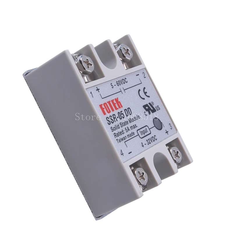 Solid State Relay Module DC 5-60V SSR-10DD SSR-25DD SSR-40DD 10A 25A 40A Input 3-32V DC Output High Quality