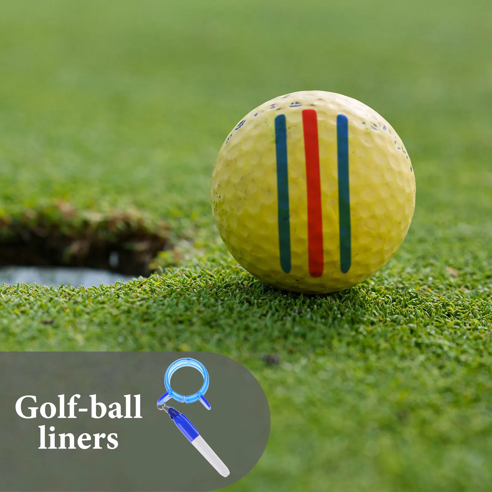 

Golf Line Set Marker 360 Degrees Reusable Plastic Portable Balls Stencil Tool For Reusable Ball Marker Alignment Practice