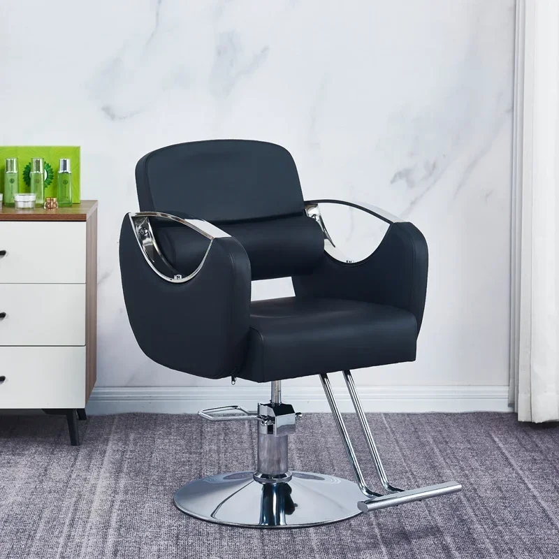 

For Gold Chair Professional Hairdresser Spa Pedicure Cover Leather Wheel Barber Sofa Hydraulic Chairs for Beauty Salo
