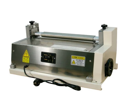 Factory Price Desktop    Paper and Leather Glue Coater Cold Gluing Spreading Machine With Good Price