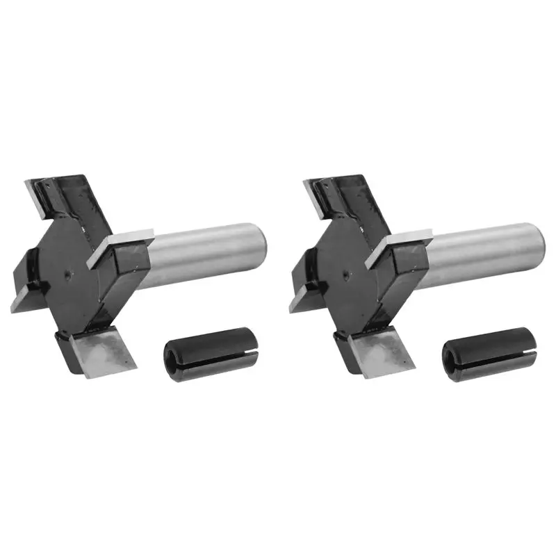 

2X CNC Surfacing Router Bit Shank,Flattening Router Bit Carbide Planer Router ,Milling Cutter Planing Woodworking Tool