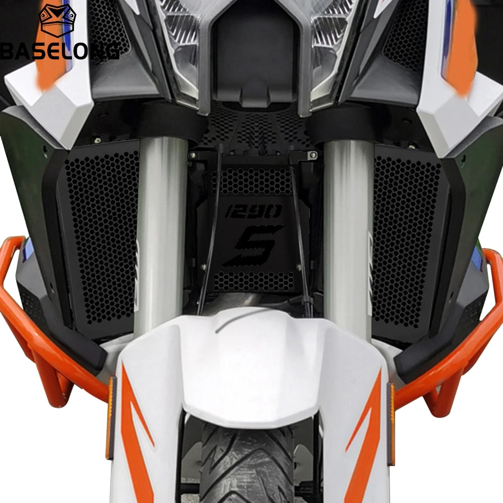 For KTM 1290 Super Adventure S 2021 2022 2023 Motorcycle Accessories Radiator Guard Cylinder Head Guard Central Engine Protector