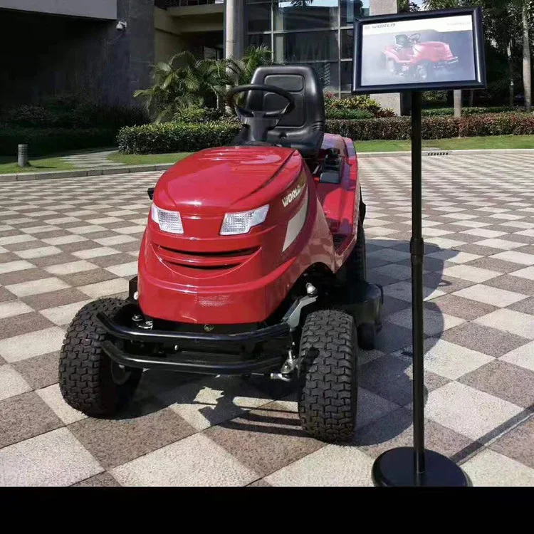 Ride-on lawn mower lawn mower 42 inches 25 horsepower rear row with straw bag collection lawn weed mower