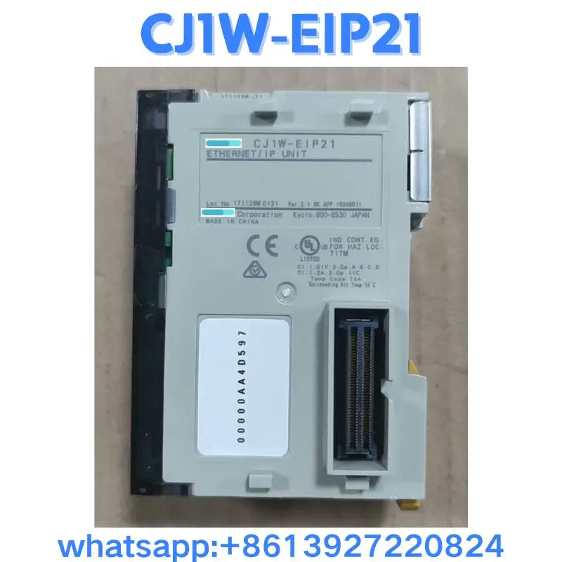 Módulo usado CJ1W-EIP21 prueba OK Envío rápido