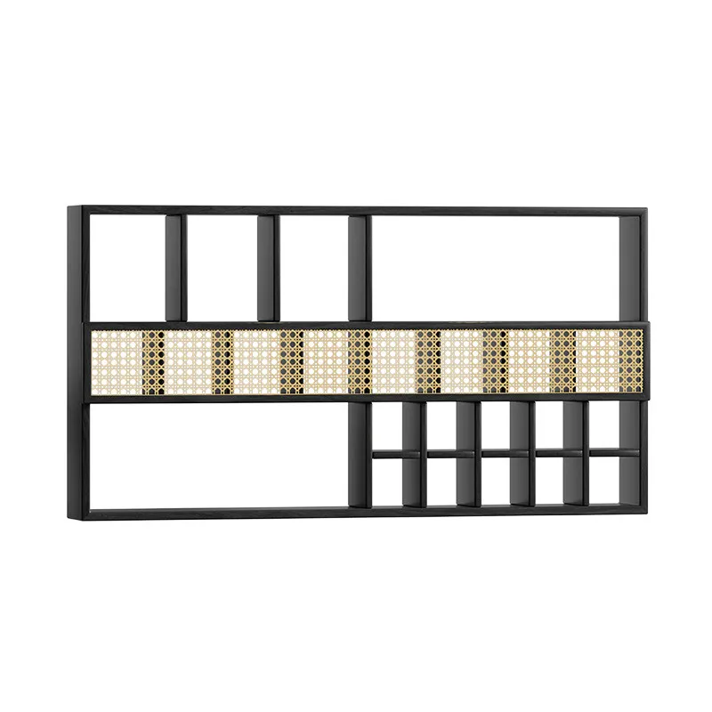 LMM wall-mounted characteristic bogu frame solid wood creative Chinese small display cabinet