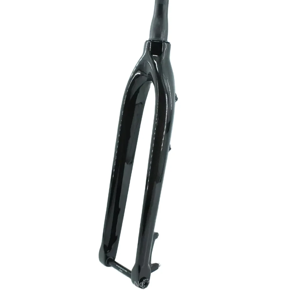 

Carbon Fork 27.5 Inch 29 Inch Mountain Bike Carbon Rigid Fork Carbon Fiber Hard Bike Disc Brakes Through Axle Taper Front Fork