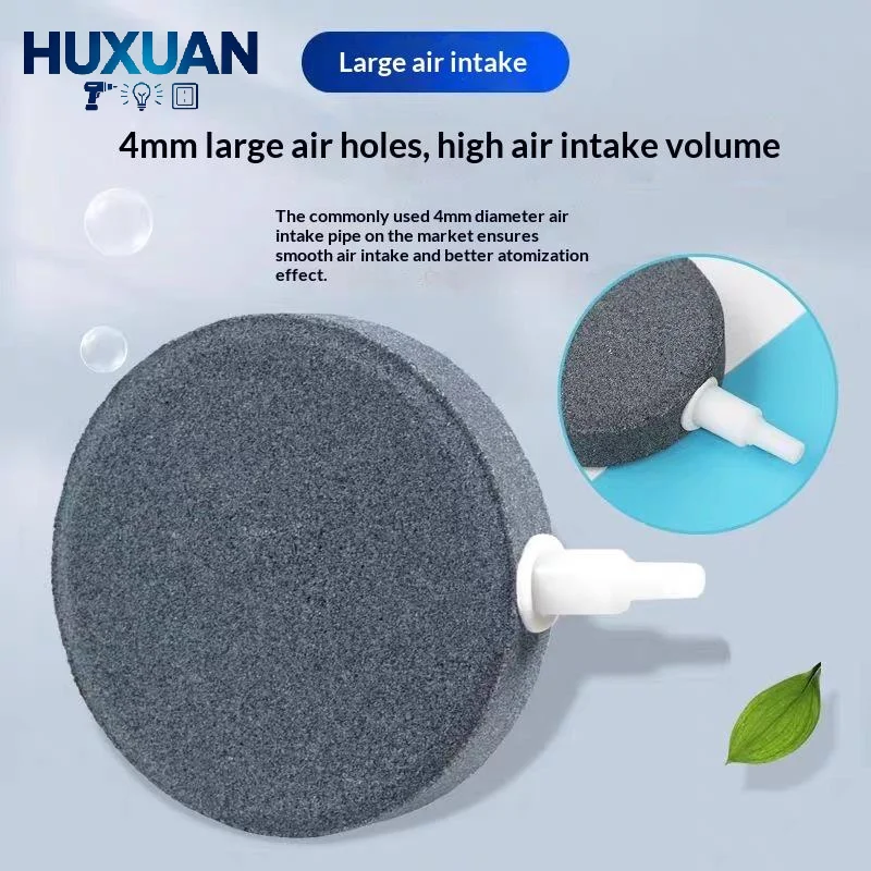 1Pc 4/6/8/10cm Aquarium Bubble Stone Round Practical Air Stone Aerator Hydroponic Oxygen Plate Fish Tank Aquarium Accessories