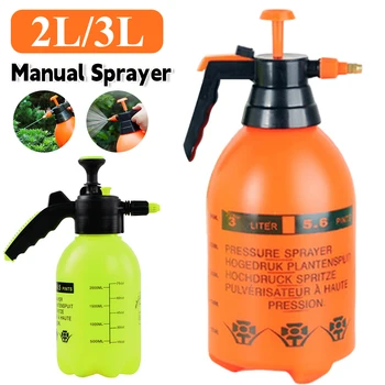 2L/3L Hand Pressure Water Sprayer Portable Garden Sprayer Disinfection Spray Bottle Plants Sprinkler Car Wash Spray Watering Can 1