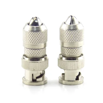 CCTV 카메라 보안 시스템용 수 동축 케이블, BNC 커넥터 어댑터, 감시 시스템, 2 개