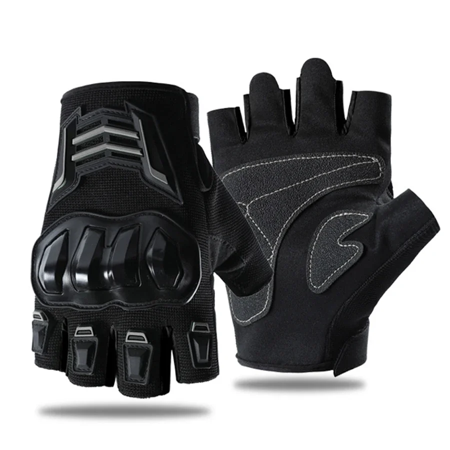 AliExpress NONE Half Finger Men's Gloves Outdoor F Protective Gloves Sports Wear resistant Motorcycle Bicycle Gloves