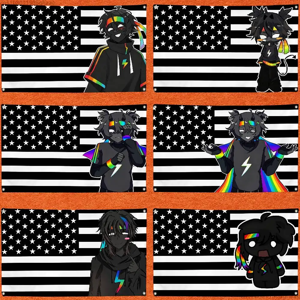 S-Spokeishere S-Spoke Flag Custom Flags Wall Hanging Tapestry Outdoor Decorative flag Background Blanket