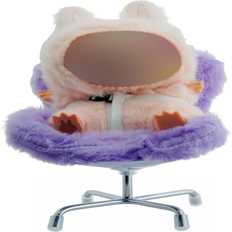 

Car Seat for Labubu Doll, Accessories for Labubus, Car Ornaments for Labubu Fans and Doll Collectors with Soft Furry Cushion, Ca