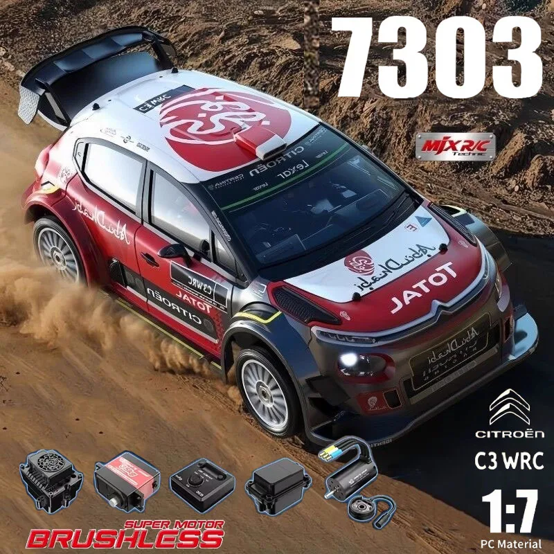 MJX 7303 Citroen Remote Control Car 1:7 Pull Car Authorized Professional RC Simulation Remote Control Model Car Adult Toys
