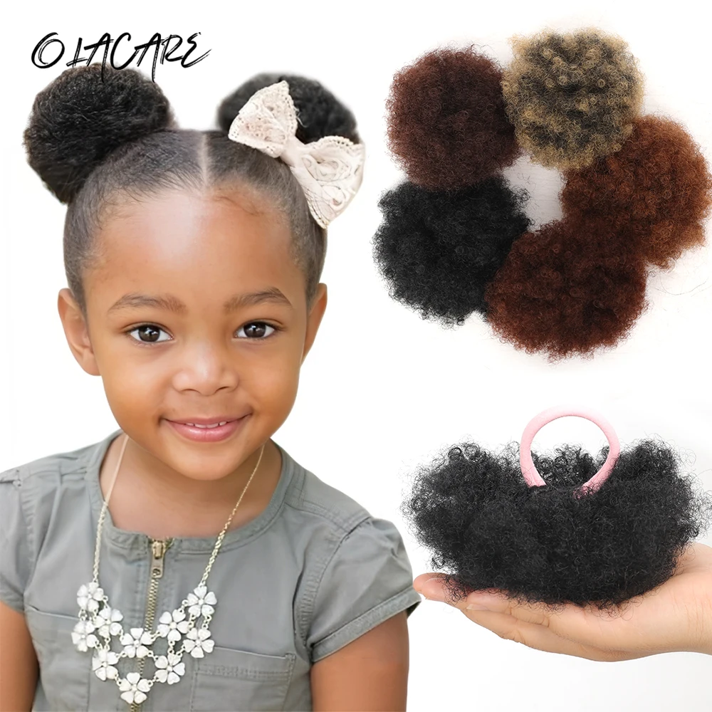 

2 шт., короткие афро пышные синтетические волосы, булочка, шиньон, шиньон для женщин, хвост на шнурке, странные вьющиеся прически, зажим для наращивания волос