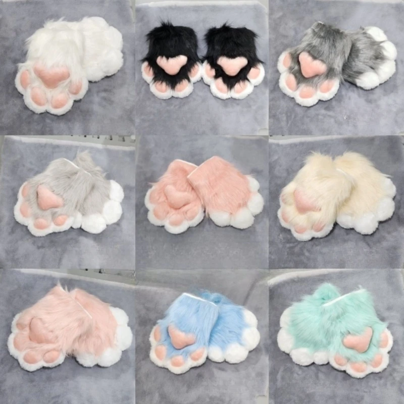 

Furry Colorful Animal Claw Animal Clothing Claw Cat Mother Gloves Cat Claw Large Event Performance