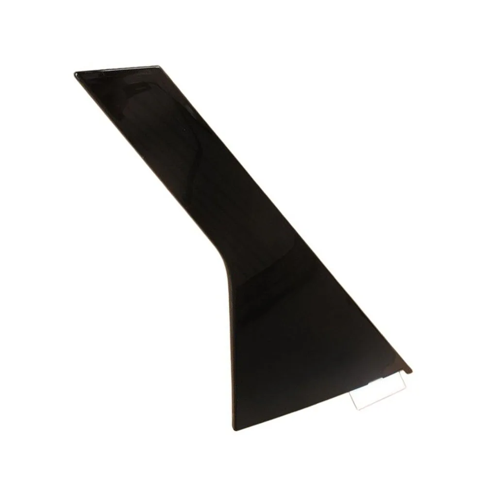 Left Side Garnish Rear Door Frame Garnish For Damaged Part Replacement Glossy Black Finish For 2021-2024 Models