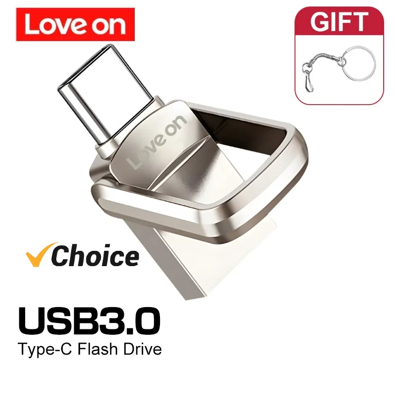 Флэш-накопитель USB 3,0 в металлическом корпусе, 1 ТБ, 512 ГБ, 256 ГБ