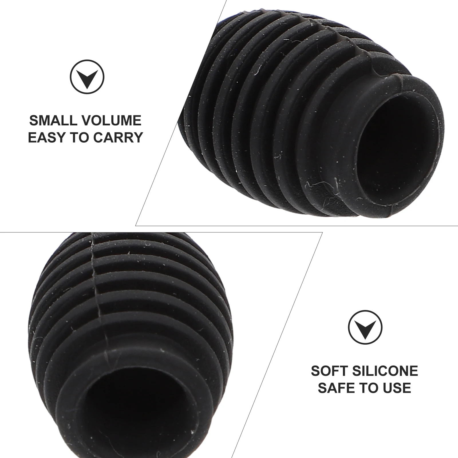 

Drumstick Protector Dampeners Silencing Kit Tips Covers Mutes Silent Drumsticks