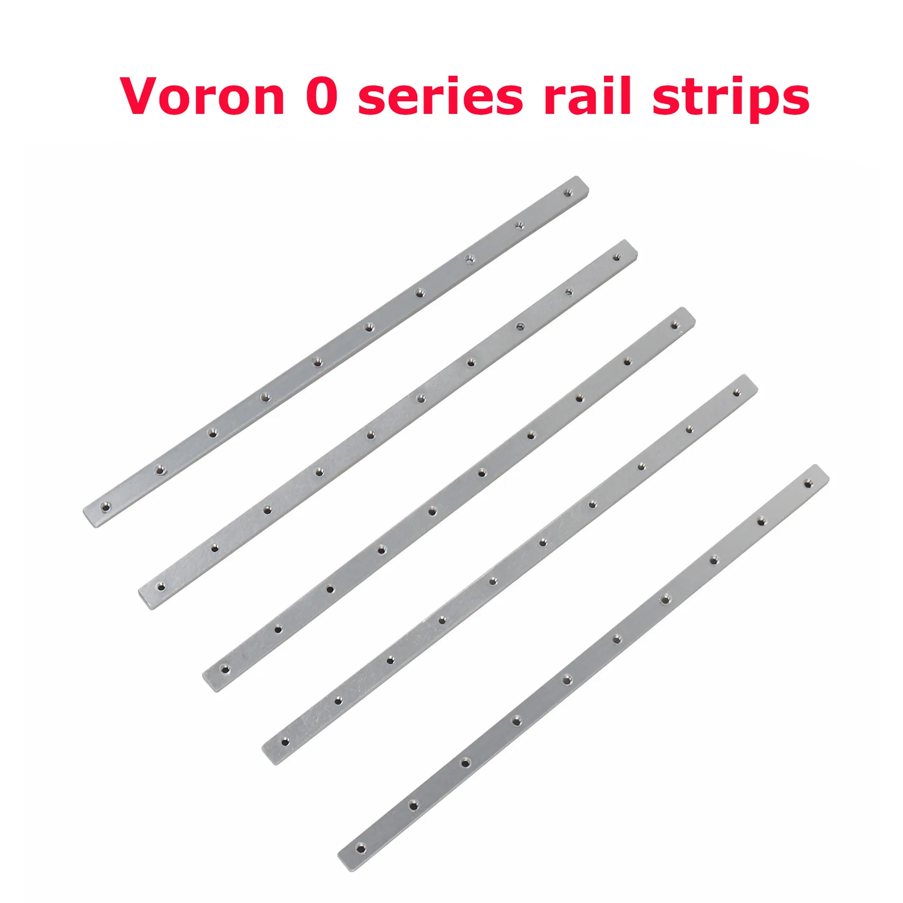 Blurolls Voron0.1 Voron0.2 3D Printer 5pcs MGN7H Rail Aluminum Alloy M2 Nut Adapter Strip Rotated 150mm for Voron 0.2 V0.2 V0.1