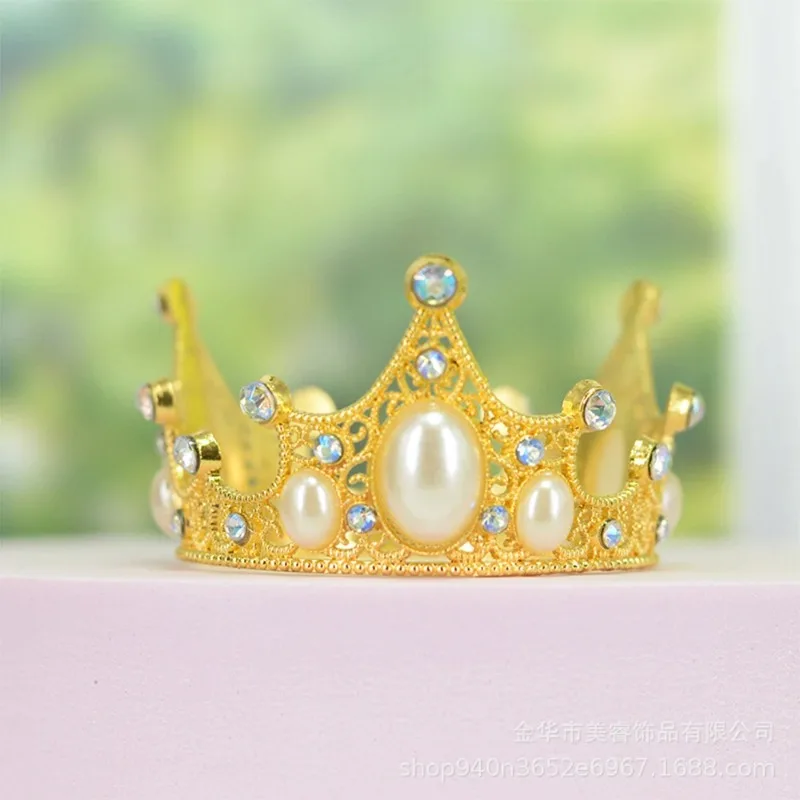 For 17cm Labubu Idol Doll Retro Crown Plush Doll DIY Girl Accessories