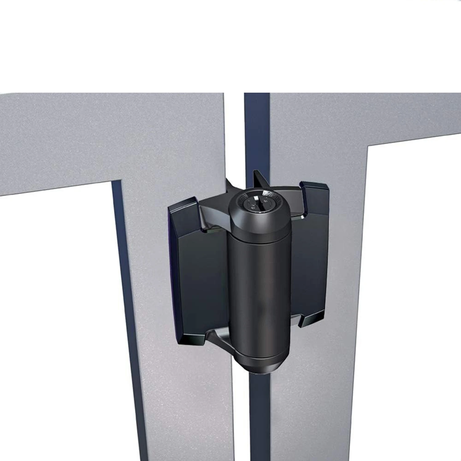 Adjustable Automatic Plastic Door Hinge for Frame Heavy Duty Self-Closing Nylon Gate Hinge Kit Pool Fence Garden Gate Hardware