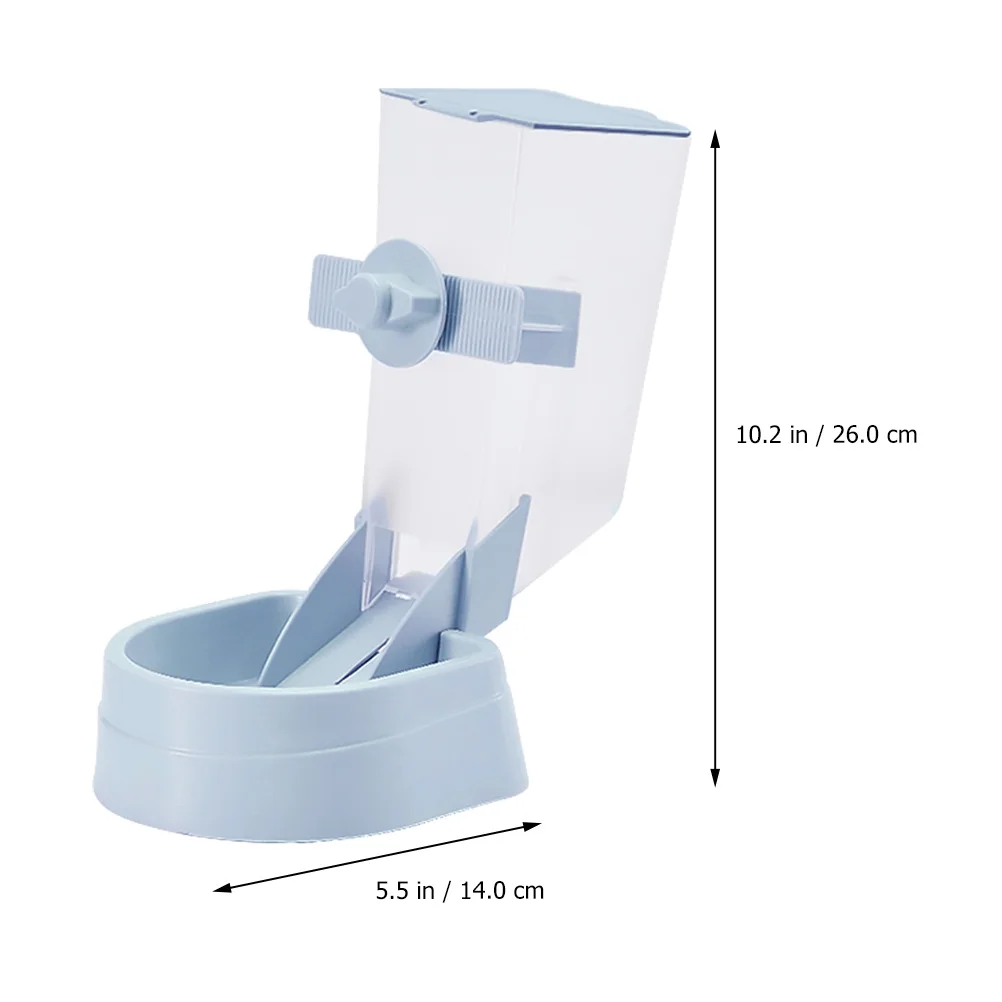 

Puppy Dog Feeder 2L Hanging Bowl Pet Supplies Cage Drinking Fountain Durable PVC Cleaning Stable Anti Spill Deepened