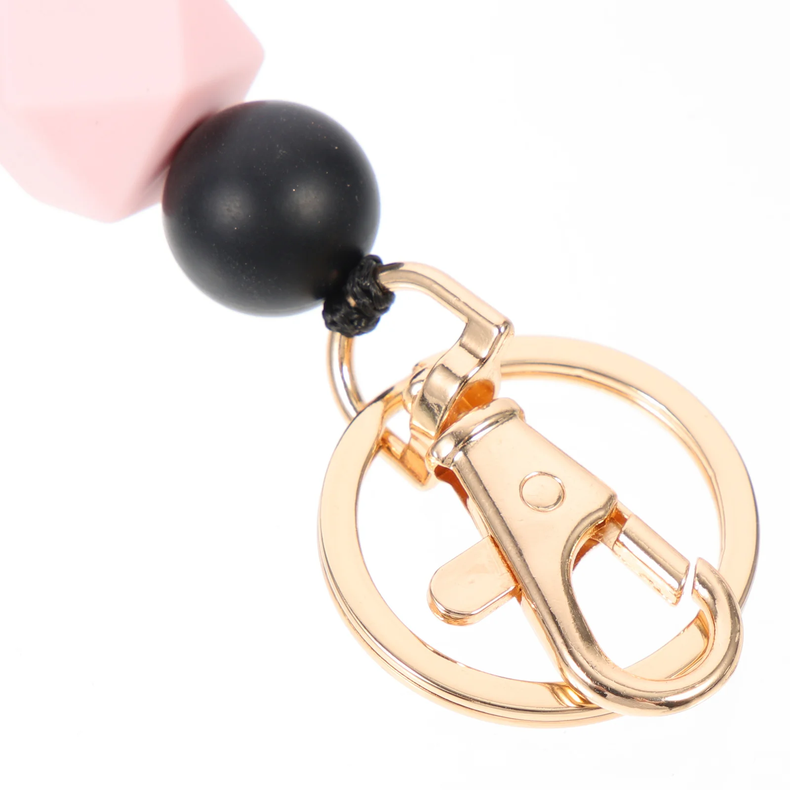 

2Pcs Keychain Necklace Anti-Lost Silicone Bead Lanyard Wear-Resistant Key Lanyard for Phone Keys Keychain Necklace