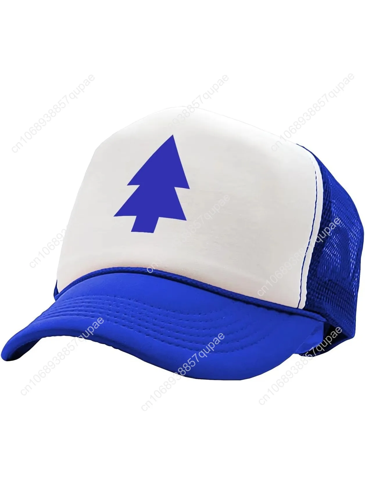 

The Goozler Dipper Pines - dipper's Tree Cosplay Costume - Foam and Mesh Trucker Hat Royal Blue